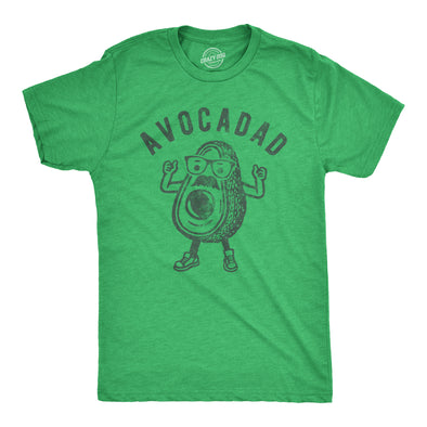 Mens Avocadad T Shirt Funny Sarcastic Dad Avocado Father's Day Gift Novelty Tee For Guys