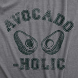 Mens Avocado Holic T Shirt Funny Guacamole Lovers Addict Tee For Guys