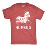 Mens Baaah Humbug T Shirt Funny Xmas Party Scrooge Sheep Tee For Guys