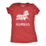 Womens Baaah Humbug T Shirt Funny Xmas Party Scrooge Sheep Tee For Ladies