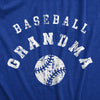 Womens Baseball Grandma T Shirt Cool Base Ball Granny Tee For Ladies