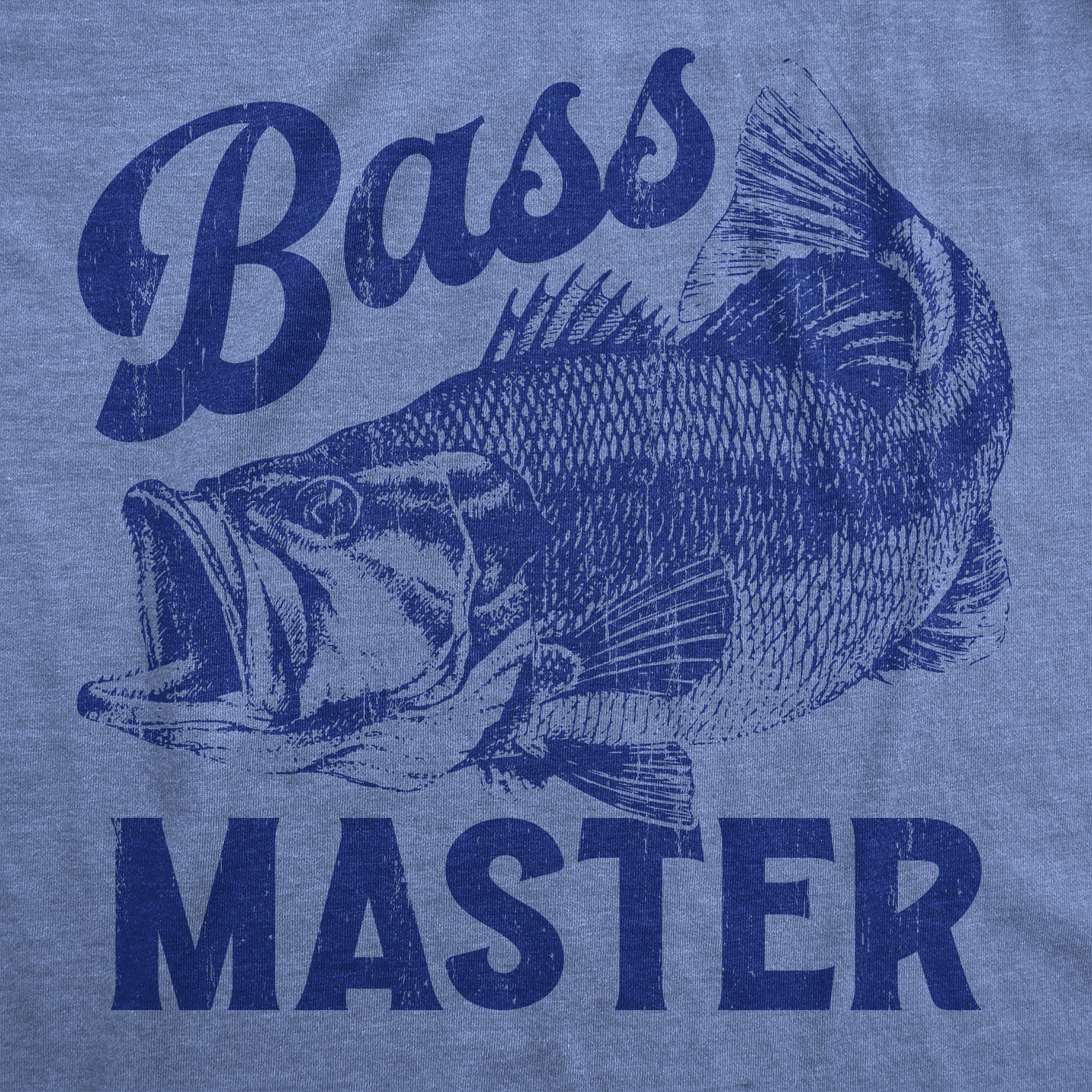 Mens Bass Master T Shirt Funny Sarcastic Fishing Professional Fish