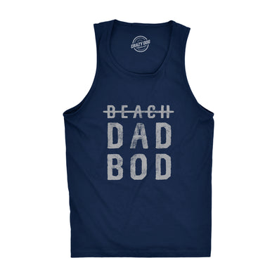Mens Beach Dad Bod Fitness Tank Funny Sarcastic Father's Day Fitness Out Of Shape Novetly Top For Guys