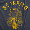 Mens Bearrito T Shirt Funny Sarcastic Bear Burrito Mexican Food Tee For Guys