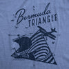 Womens Bermuda Triangle T Shirt Funny Vintage Retro Graphic Novelty Tee For Men