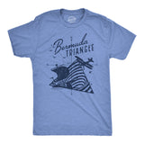 Mens Bermuda Triangle T Shirt Funny Vintage Retro Graphic Novelty Tee for Men