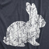 Mens Big Bunny T Shirt Funny Cute Easter Sunday Rabbit Tee For Guys