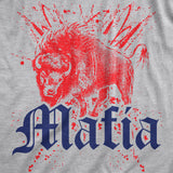 Mens Buffalo Mafia T Shirt Funny Football Graphic Novelty Tee For Guys