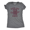 Womens Boss Like Cranberry Sauce T Shirt Funny Thanksgiving Dinner Tee For Ladies