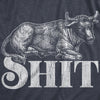 Mens Bull Shit T Shirt Funny Offensive Saying Hilarious Animal Tee Nerdy Dad Joke Top