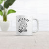 Caffeine Queen Mug Funny Sarcastic Royal Coffee Lover Graphic Novelty Cup-11oz