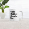 Cats Coffee Couch Me Mug Funny Kitten Caffeine Lovers Relaxing Novelty Cup-11oz