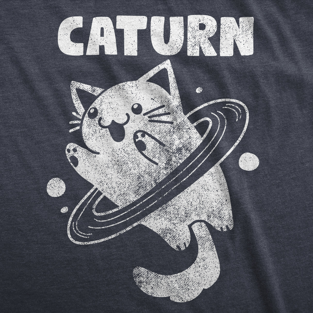 Womens Caturn T Shirt Funny Cute Saturn Kitten Planet Rings Outerspace Tee For Ladies