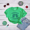 Womens Magically Delicious T Shirt Funny Shamrock Irish Tee