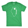 Mens Chicago Illinois Saint Patrick's Tshirt Funny St. Paddy's Day Parade Novelty Graphic Tee For Guys
