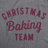 Youth Christmas Baking Team Tshirt Funny Xmas Party Family Novelty Graphic Tee For Kids