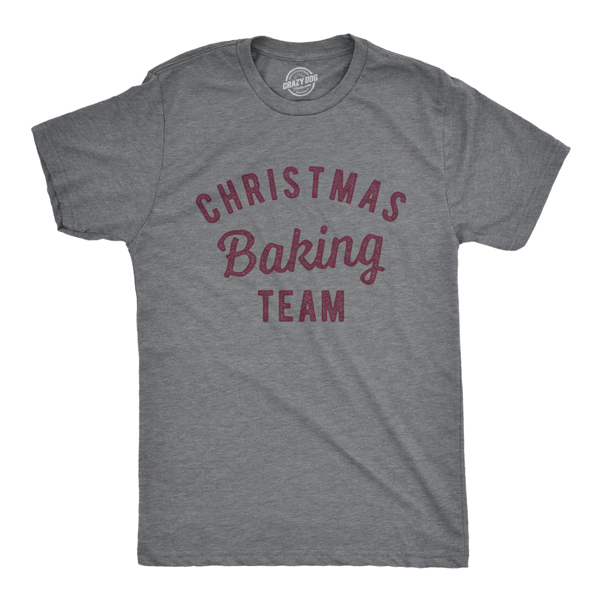 Mens Christmas Baking Team Tshirt Funny Xmas Party Family Novelty Graphic Tee For Guys