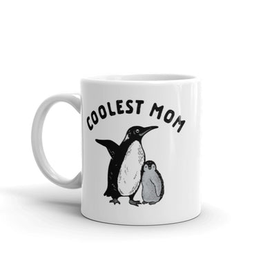 Coolest Mom Penguin Mug Cute Mother's Day Chilly Animal Graphic Novelty Coffee Cup-11oz