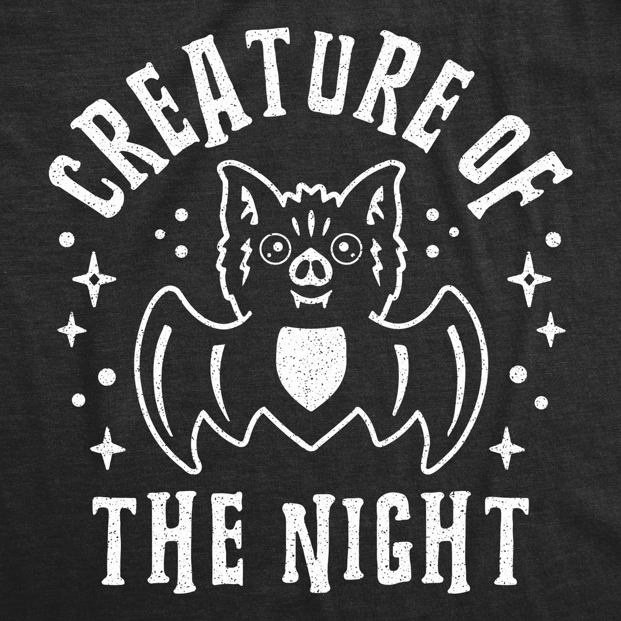 Creature Of The Night Baby Bodysuit Funny Cute Halloween Bat Graphic Jumper For Infants