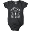 Creature Of The Night Baby Bodysuit Funny Cute Halloween Bat Graphic Jumper For Infants
