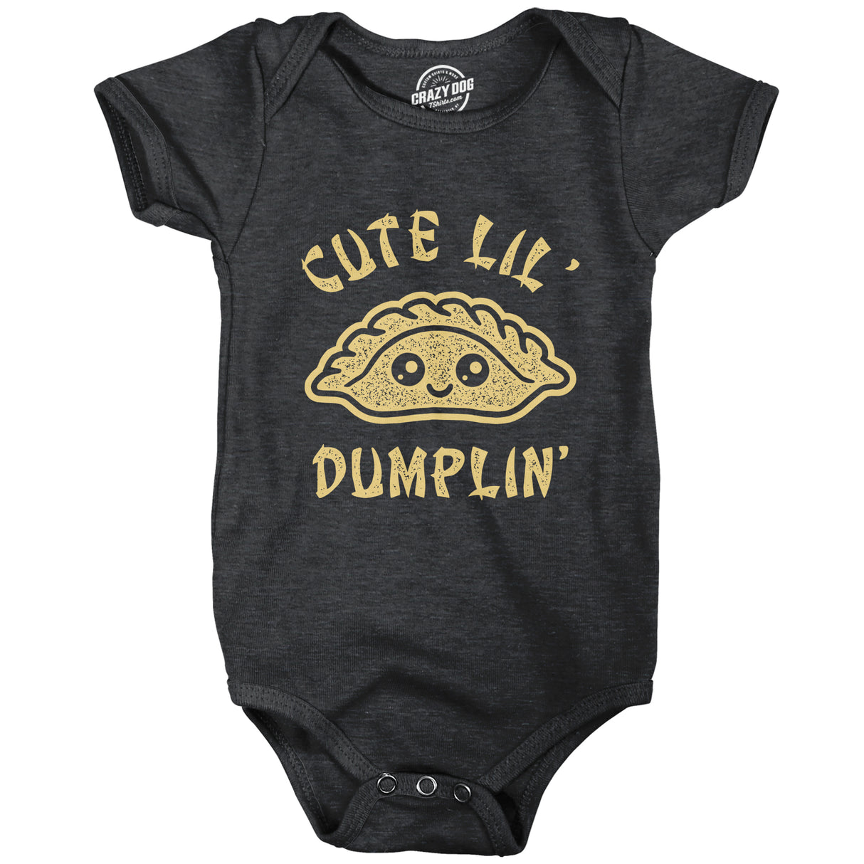 Cute Lil Dumplin Baby Bodysuit Funny Cute Infant Romper Graphic Novelty Jumper