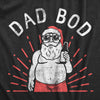 Mens Dad Bod Santa T Shirt Funny Sarcastic Christmas Drinking Santa Claus Tee For Guys