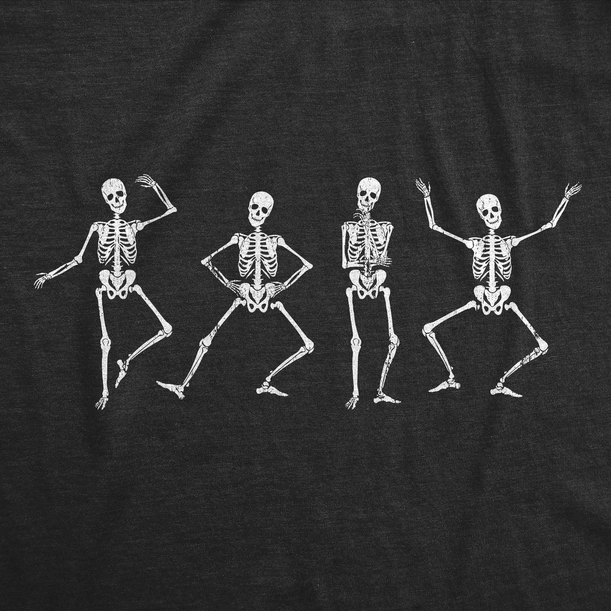 Mens Dancing Skeletons T Shirt Funny Halloween Party Spooky Boogie Tee For Guys