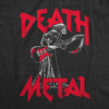 Womens Death Metal T Shirt Funny Brutal Grim Reaper Bloody Guitar Tee For Ladies