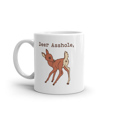 Deer Asshole Mug Funny Offensive Pun Graphic Novelty Coffee Cup-11oz