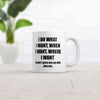Do What I Want Gotta Ask My Wife Mug Funny Sarcastic Marriage Novelty Coffee Cup-11oz