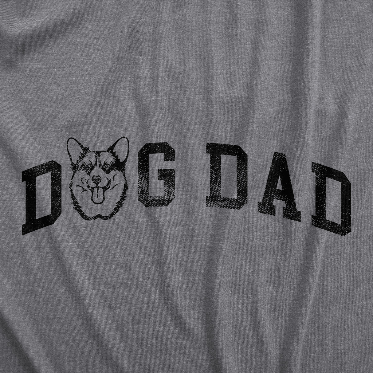 Mens Dog Dad Corgi T Shirt Funny Cute Puppy Pet Corgis Lovers Tee for Guys