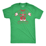 Mens Elf Body T Shirt Funny Cute Xmas Party Santas Helper Tee For Guys