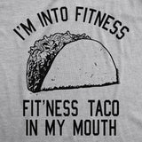 Womens Fitness Taco V-Neck Funny Gym Humor Mexican Food Graphic Muscle Shirt For Ladies