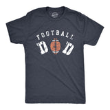 Mens Football Dad T Shirt Funny Cool Fathers Day Gift Foot Ball Graphic Tee For Guys