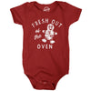 Fresh Out Of The Oven Baby Bodysuit Funny Cute Xmas Baked Gingerbread Cookie Jumper For Infants