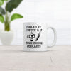 Fueled By Coffee And True Crime Podcasts Mug Funny Caffeine Online Radio Lovers Novelty Cup-11oz