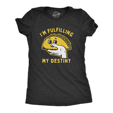 Womens Taco Shirt Funny Fitness Humorous Gym Novelty Gift Graphic T-Shirt  for Women