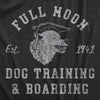 Mens Full Moon Dog Training And Boarding T Shirt Funny Halloween Werewolf Tee For Guys