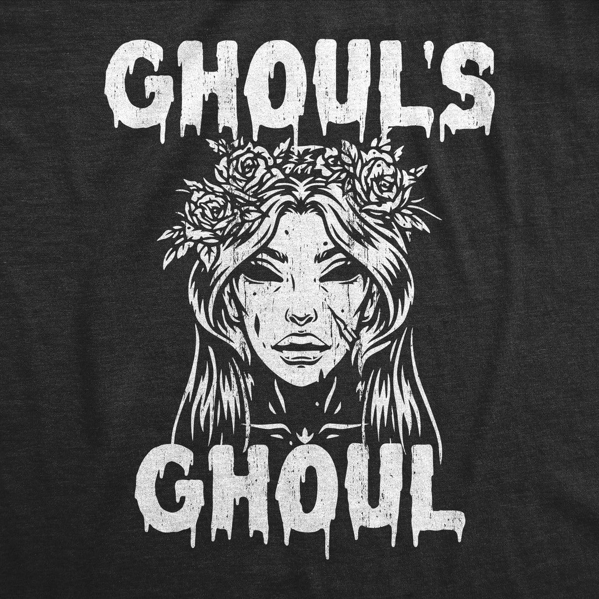 Ghouls Ghoul Crewneck Sweatshirt Funny Sarcastic Creepy Evil Spirit Joke Long Sleeve