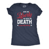 Womens Give Me Liberty Or Give Me Death T Shirt Funny Sarcastic Patriotic Quote Tee For Ladies