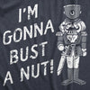 Mens Im Gonna Bust A Nut T Shirt Funny Xmas Party Nutcracker Sex Joke Tee For Guys