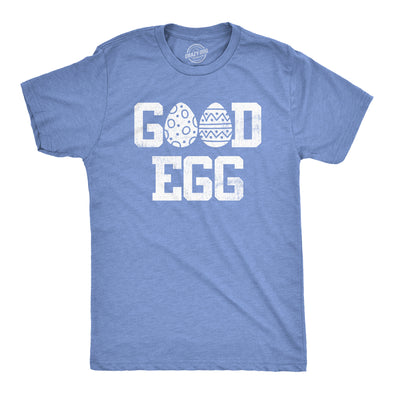 Mens Good Egg T Shirt Funny Easter Sunday Painted Eggs Tee For Guys