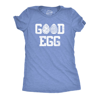 Womens Good Egg T Shirt Funny Easter Sunday Painted Eggs Tee For Ladies