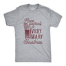 Mens Have Yourself A Very Mary Christmas T Shirt Funny Xmas Bloody Mary Drinking Tee for Guys