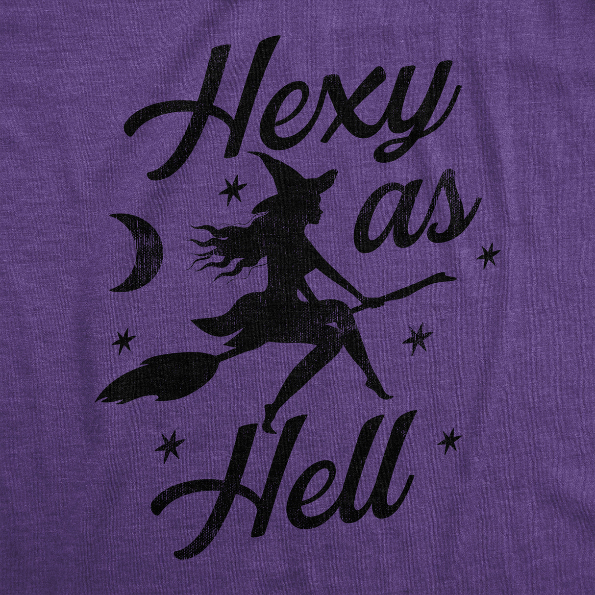 Womens Hexy As Hell T Shirt Funny Halloween Party Sexy Witch Tee For Ladies