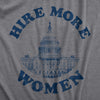Womens Hire More Women Fitness Tank Awesome Congress Gender Equality Shirt For Ladies