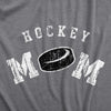 Womens Hockey Mom T Shirt Funny Cool Ice Hockey Lovers Mothers Day Gift Novelty Tee For Ladies