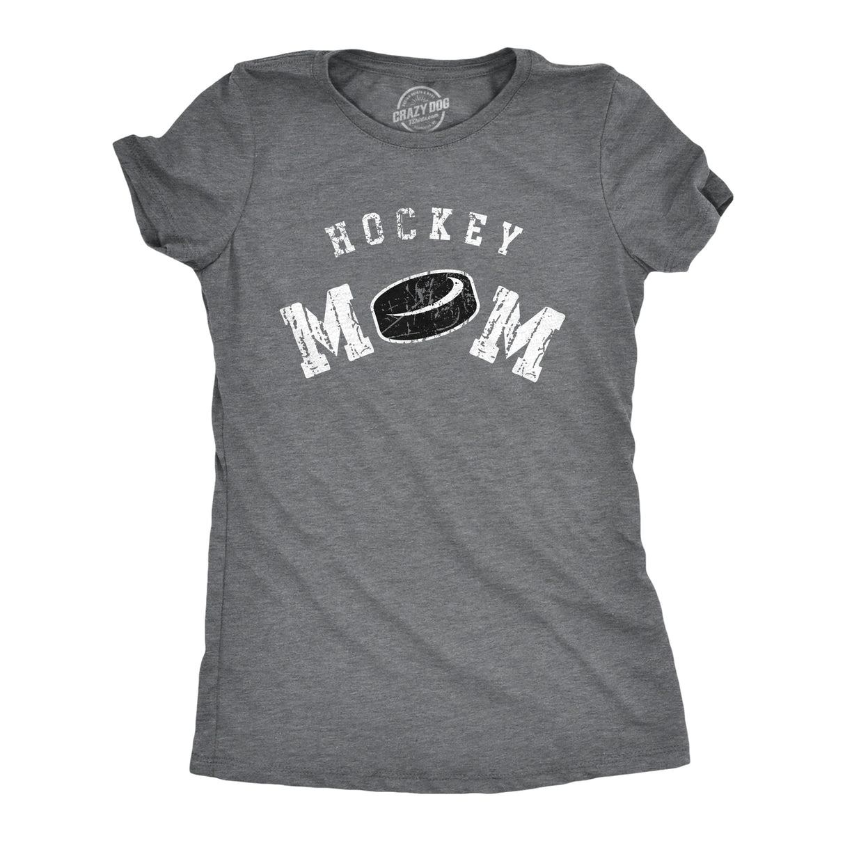 Womens Hockey Mom T Shirt Funny Cool Ice Hockey Lovers Mothers Day Gift Novelty Tee For Ladies