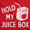Hold My Juice Box Baby Bodysuit Funny Cute Apple Juicebox Graphic Novelty Jumper For Infants