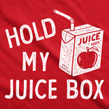 Toddler Hold My Juice Box Funny Cute Apple Juicebox Graphic Novelty Tee For Young Kids